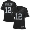Ken Stabler Oakland Raiders Nfl Pro Line Womens 1988 Retired Player Jersey - Black - Robokeg