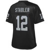 Ken Stabler Oakland Raiders Nfl Pro Line Womens Retired Player Jersey - Black - Robokeg