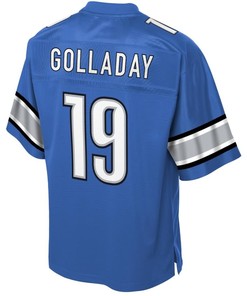Kenny Golladay Detroit Lions Nfl Pro Line Historic Logo Player Jersey - Blue - Robokeg