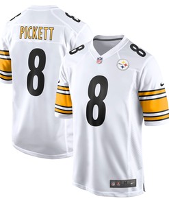 Kenny Pickett Pittsburgh Steelers 2022 Nfl Draft First Round Pick Game Jersey White Nfl - Robokeg