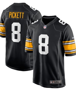 Kenny Pickett Pittsburgh Steelers 2022 Nfl Draft First Round Pick Game Player Jersey - Black Nfl - Robokeg