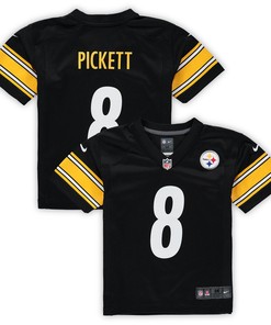 Kenny Pickett Pittsburgh Steelers Preschool Game Jersey - Black Nfl - Robokeg