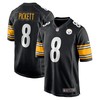 Kenny Pickett Pittsburgh Steelers Youth 2022 Nfl Draft First Round Pick Game Jersey - Black - Robokeg