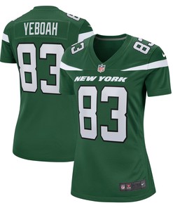 Kenny Yeboah New York Jets Womens Team Game Jersey - Gotham Green Nfl - Robokeg