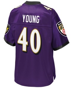 Kenny Young Baltimore Ravens Nfl Pro Line Player Jersey - Purple - Robokeg