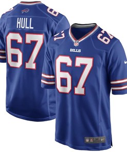 Kent Hull Buffalo Bills Nike Game Retired Player Jersey - Royal - Robokeg