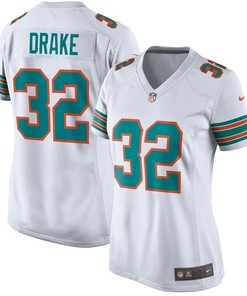 Kenyan Drake Miami Dolphins Nike Womens Throwback Game Jersey - White - Robokeg