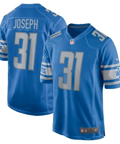 Kerby Joseph Detroit Lions Player Game Jersey - Blue Nfl - Robokeg