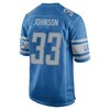 Kerryon Johnson Detroit Lions 2018 Nfl Draft Pick Game Jersey - Blue - Robokeg