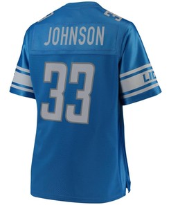 Kerryon Johnson Detroit Lions Nfl Pro Line Womens Player Jersey - Blue - Robokeg