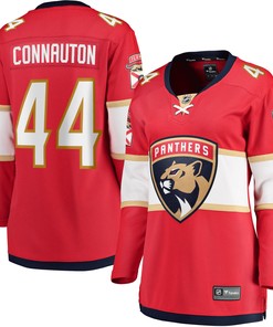 Kevin Connauton Florida Panthers Women's Home Breakaway Player Jersey - Red Jersey - Robokeg