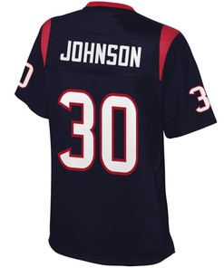 Kevin Johnson Houston Texans Nfl Pro Line Womens Player Jersey - Navy - Robokeg