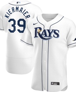 Kevin Kiermaier Tampa Bay Rays Home Authentic Player Jersey - White Mlb - Robokeg