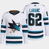 Kevin Labanc 62 San Jose Sharks White Jersey 2022-23 Away Primegreen - Robokeg