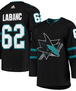 Kevin Labanc San Jose Sharks Adidas Alternate Authentic Jersey - Black Nhl - Robokeg