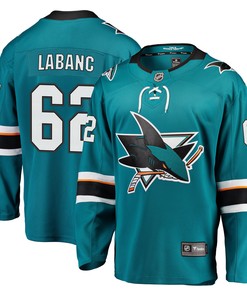 Kevin Labanc San Jose Sharks Fanatics Branded Breakaway Player Jersey - Teal Nhl - Robokeg