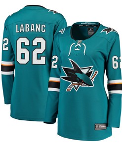Kevin Labanc San Jose Sharks Fanatics Branded Womens Breakaway Jersey - Teal Nhl - Robokeg