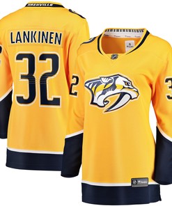 Kevin Lankinen Nashville Predators Fanatics Branded Womens Home Breakaway Player Jersey - Gold Nhl - Robokeg
