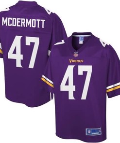 Kevin Mcdermott Minnesota Vikings Nfl Pro Line Team Color Player Jersey - Purple - Robokeg