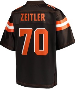 Kevin Zeitler Cleveland Browns Nfl Pro Line Youth Player Jersey - Brown - Robokeg