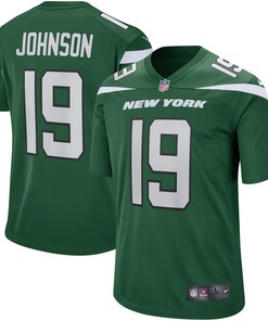 Keyshawn Johnson New York Jets Game Retired Player Jersey - Gotham Green Nfl - Robokeg