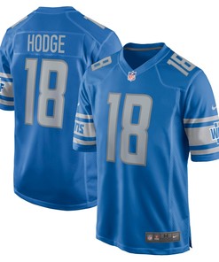 Khadarel Hodge Detroit Lions Game Player Jersey - Blue Nfl - Robokeg