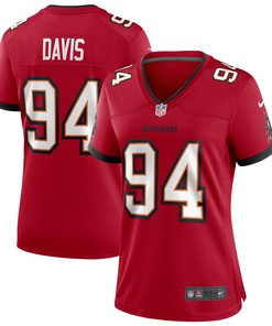 Khalil Davis Tampa Bay Buccaneers Womens Game Jersey - Red Nfl - Robokeg
