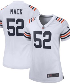 Khalil Mack Chicago Bears Nike Womens 2019 Alternate Classic Game Jersey - White - Robokeg