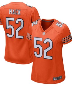Khalil Mack Chicago Bears Nike Womens Game Jersey - Orange - Robokeg