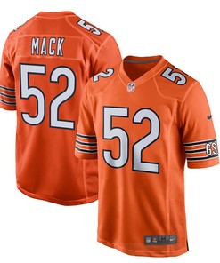 Khalil Mack Chicago Bears Nike Youth Alternate Game Jersey - Orange - Robokeg
