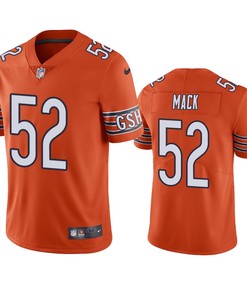 Khalil Mack Chicago Bears Orange Vapor Limited Jersey - Robokeg