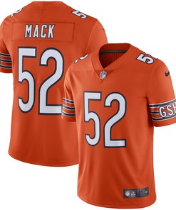 Khalil Mack Chicago Bears Vapor Limited Jersey Orange Nfl - Robokeg