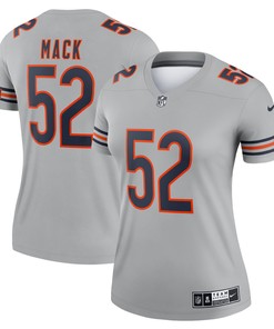 Khalil Mack Chicago Bears Womens Inverted Legend Jersey - Gray Nfl - Robokeg
