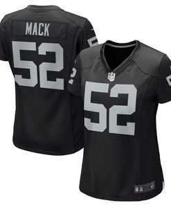 Khalil Mack Las Vegas Raiders Nike Womens Game Jersey - Black - Robokeg