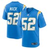Khalil Mack Los Angeles Chargers Game Jersey - Powder Blue Nfl - Robokeg