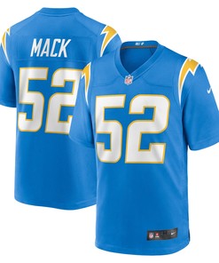 Khalil Mack Los Angeles Chargers Game Jersey - Powder Blue Nfl - Robokeg