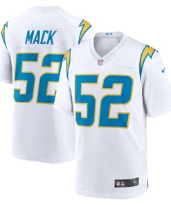Khalil Mack Los Angeles Chargers Game Jersey - White Nfl - Robokeg