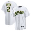 Khris Davis Oakland Athletics Home Replica Player Name Jersey - White Mlb - Robokeg