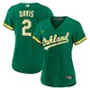 Khris Davis Oakland Athletics Womens Alternate Replica Player Jersey - Green Mlb - Robokeg
