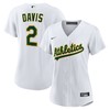 Khris Davis Oakland Athletics Womens Home Replica Player Jersey White Mlb - Robokeg