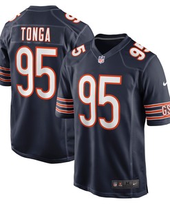 Khyiris Tonga Chicago Bears Game Jersey - Navy Nfl - Robokeg