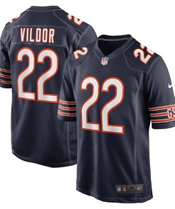 Kindle Vildor Chicago Bears Game Jersey - Navy Nfl - Robokeg