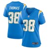 Kiondre Thomas Los Angeles Chargers Womens Game Jersey - Powder Blue Nfl - Robokeg