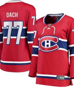 Kirby Dach Montreal Canadiens Fanatics Branded Womens Home Breakaway Player Jersey - Red Nhl - Robokeg