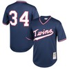 Kirby Puckett Minnesota Twins Mitchell & Ness Cooperstown Collection Mesh Batting Practice Jersey - Navy Mlb - Robokeg