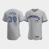 Kirby Yates 39 Toronto Blue Jays Gray Road Jersey - Robokeg