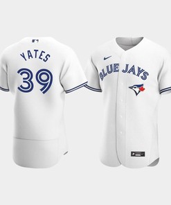 Kirby Yates 39 Toronto Blue Jays White Home Jersey - Robokeg