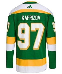 Kirill Kaprizov 97 Minnesota Wild Reverse Retro 2.0 Jersey - Green - Robokeg