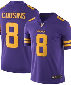 Kirk Cousins Minnesota Vikings Color Rush Vapor Untouchable Limited Jersey - Purple Nfl - Robokeg
