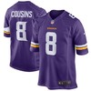 Kirk Cousins Minnesota Vikings Game Jersey Purple Nfl - Robokeg